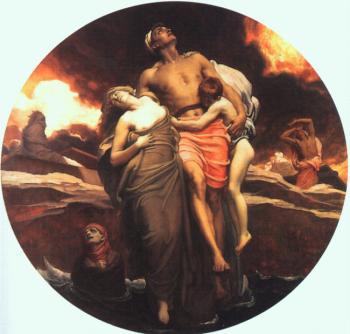Lord Frederick Leighton : And the sea gave up the dead which were in it